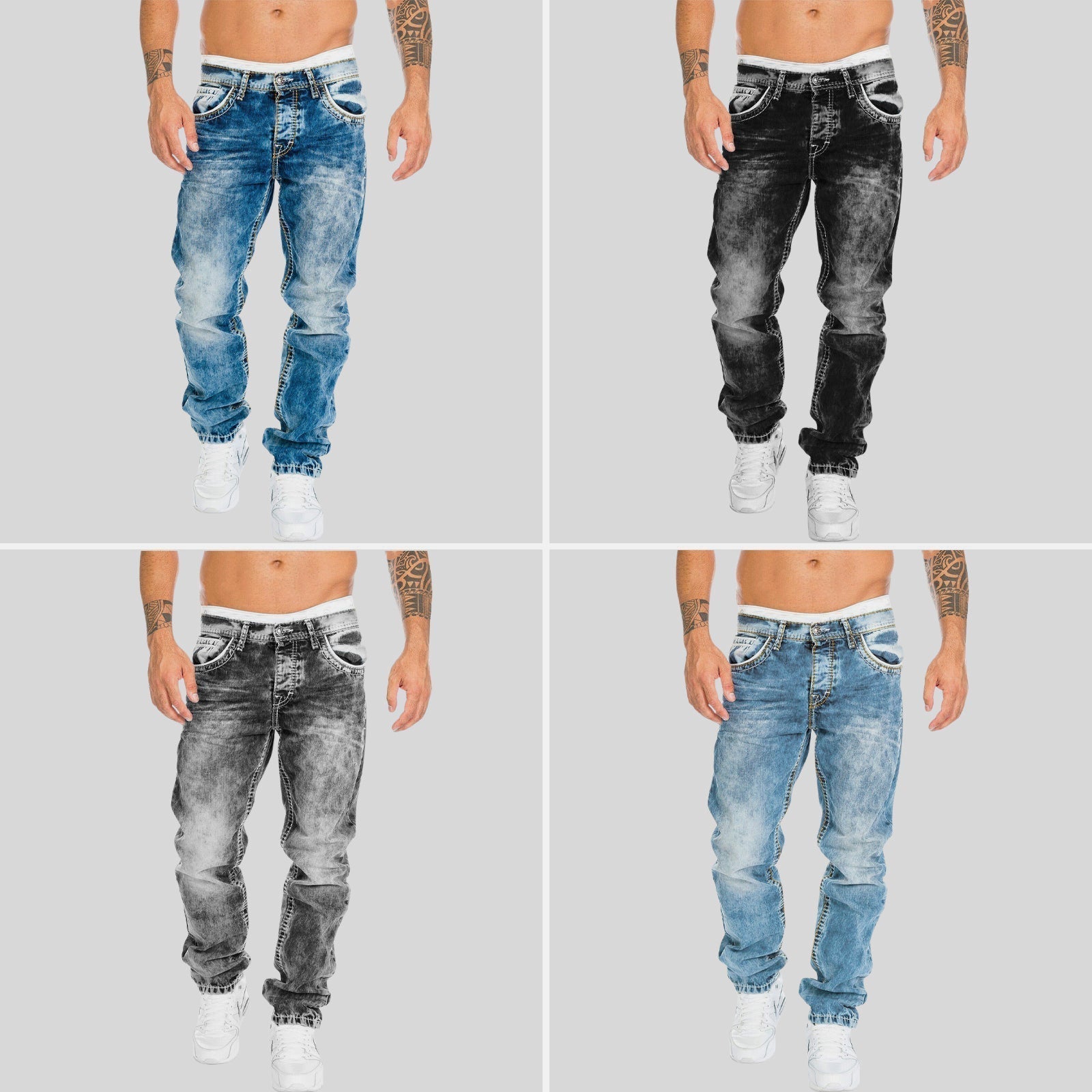 Urban slim-fit jeans trousers for men | Nolan -5