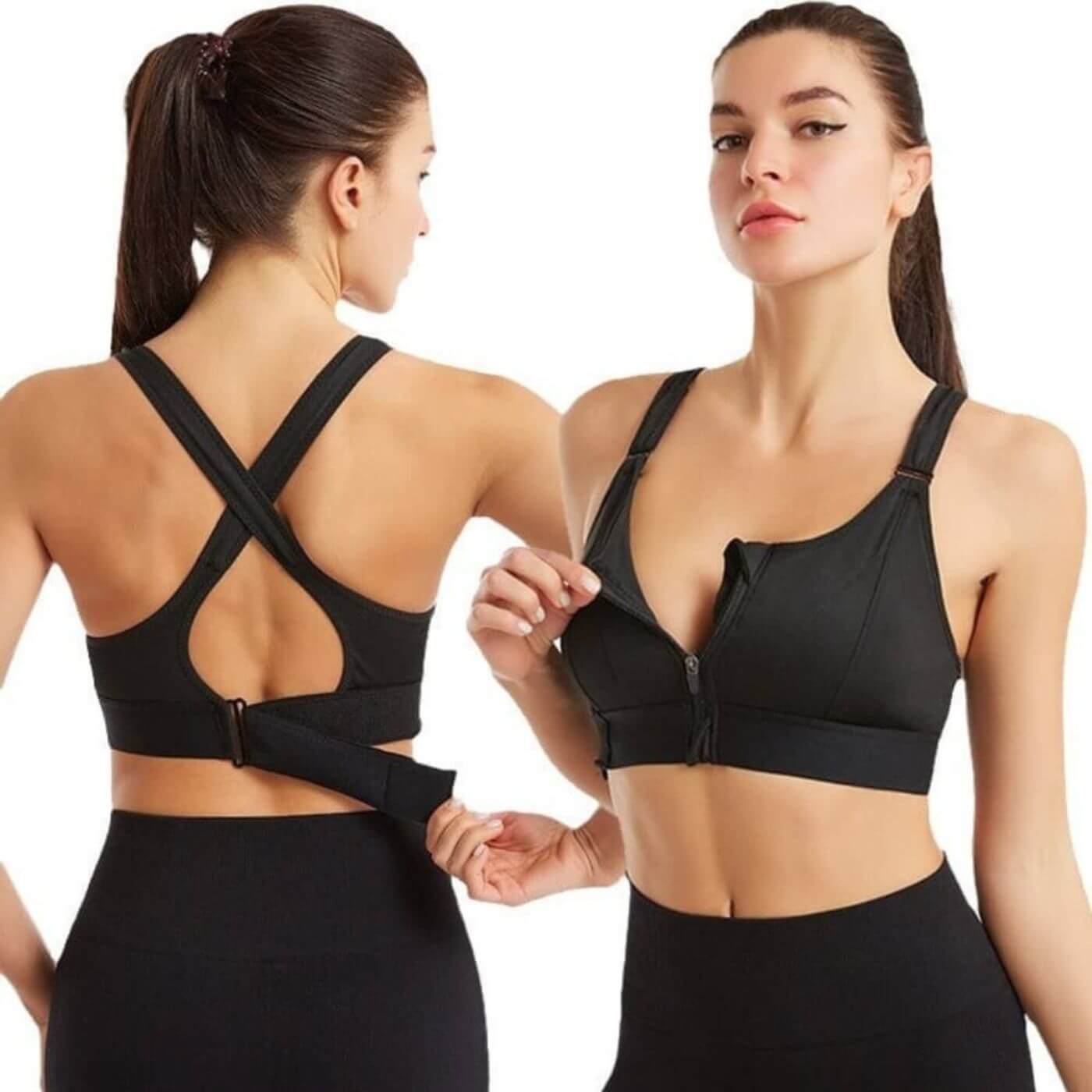Leava high-support sports bra piece for women | Flexible -4