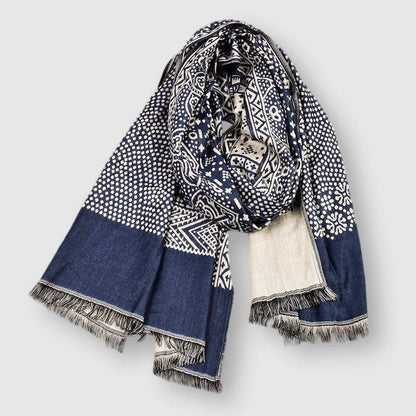 Patterned lightweight scarf for women | Éloise -1