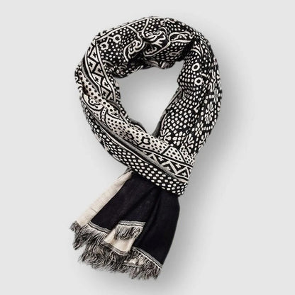 Patterned lightweight scarf for women | Éloise -2