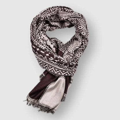 Patterned lightweight scarf for women | Éloise -3