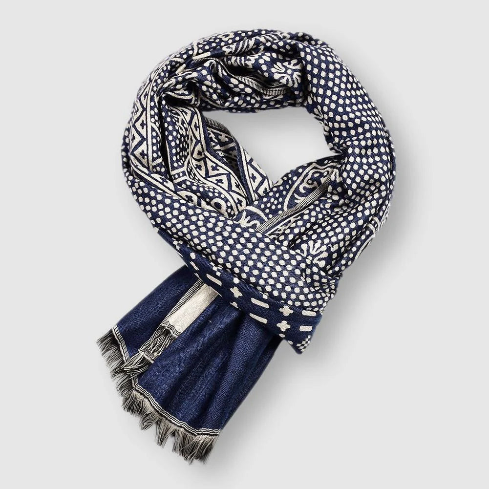 Patterned lightweight scarf for women | Éloise -4