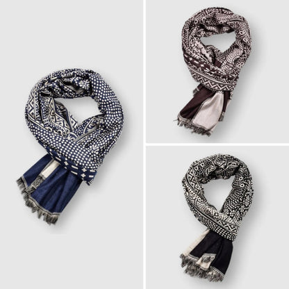 Patterned lightweight scarf for women | Éloise -5