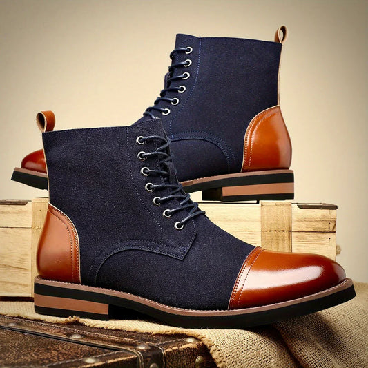 Classic oxford leather dress boots for men | Oliver Ashford -1