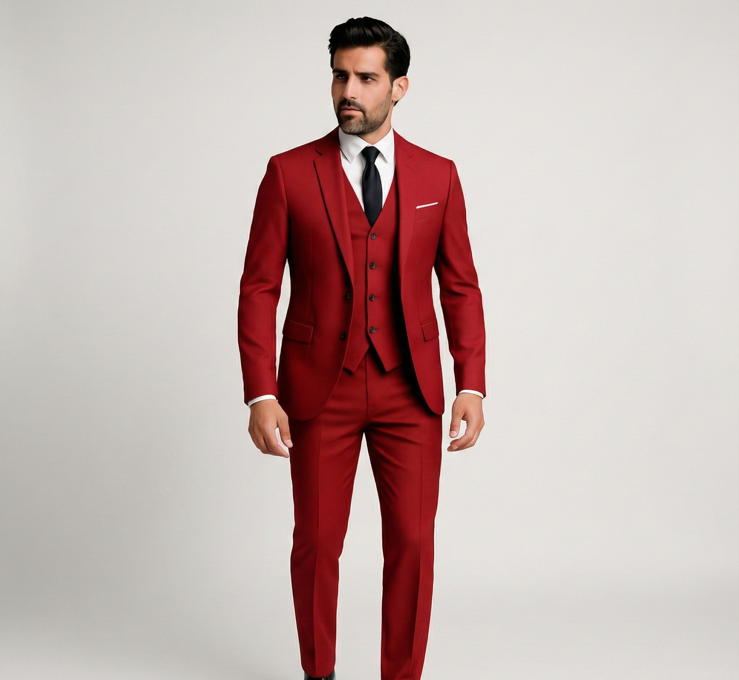 Formal three-piece tailored suit for men | Assuli