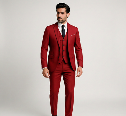 Formal three-piece tailored suit for men | Assuli