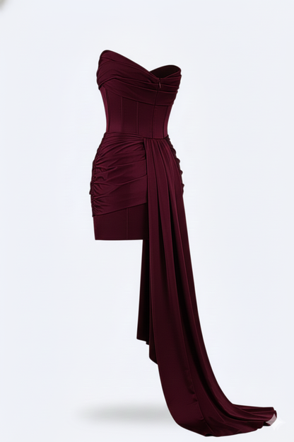 Elegant short evening dress for women | Valerios