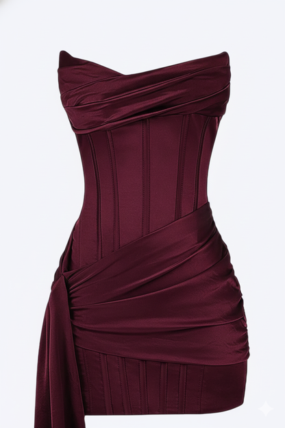 Elegant short evening dress for women | Valerios