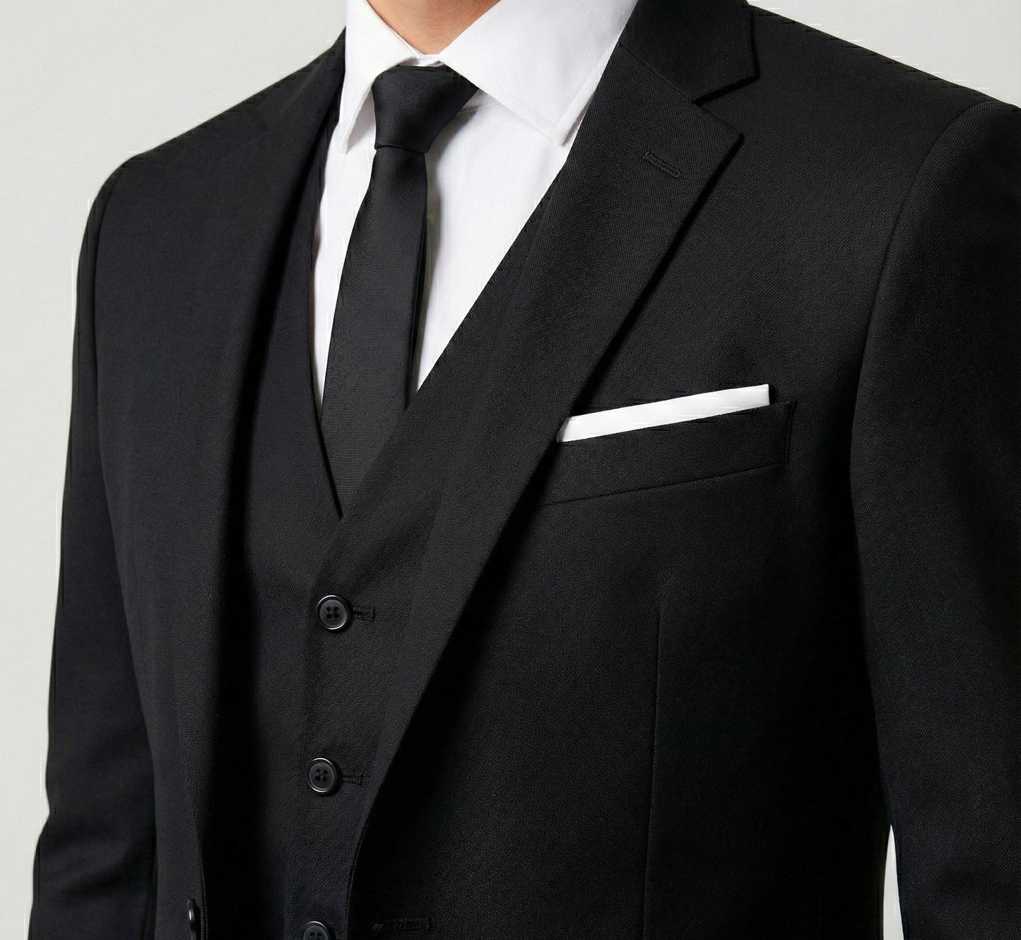 Formal three-piece tailored suit for men | Assuli