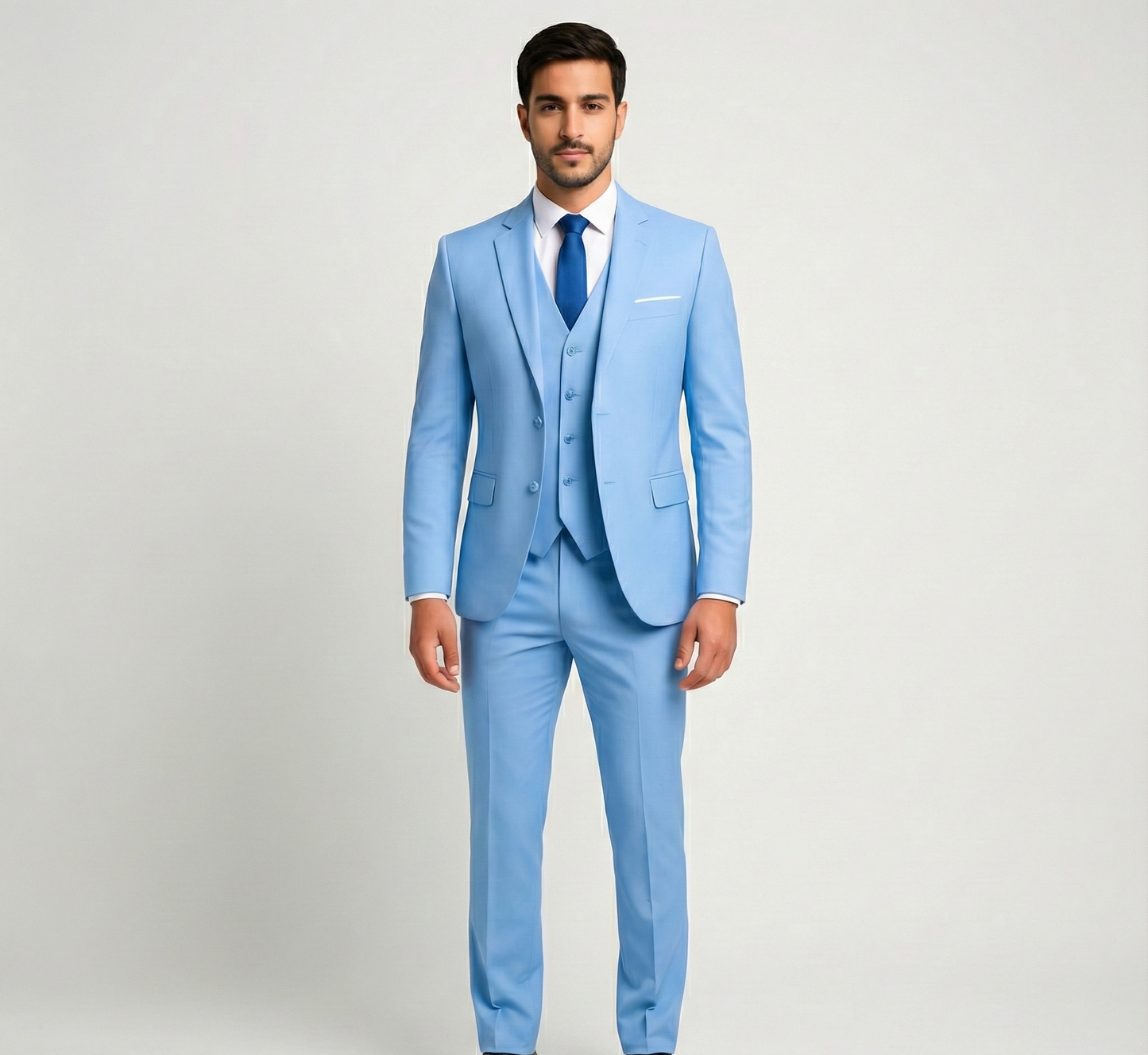 Formal three-piece tailored suit for men | Assuli