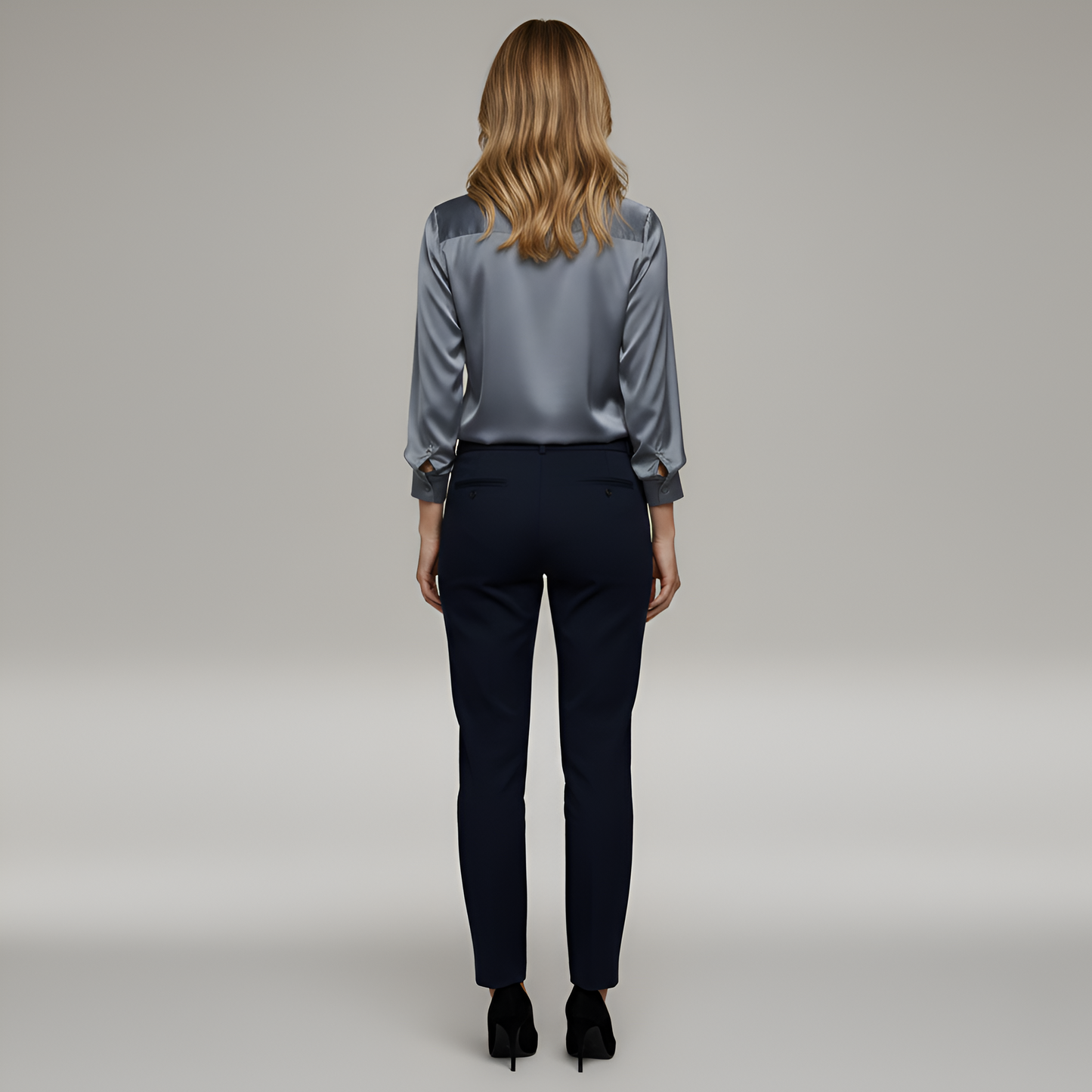 Elegant V-neck blouse for women | Valerios -3