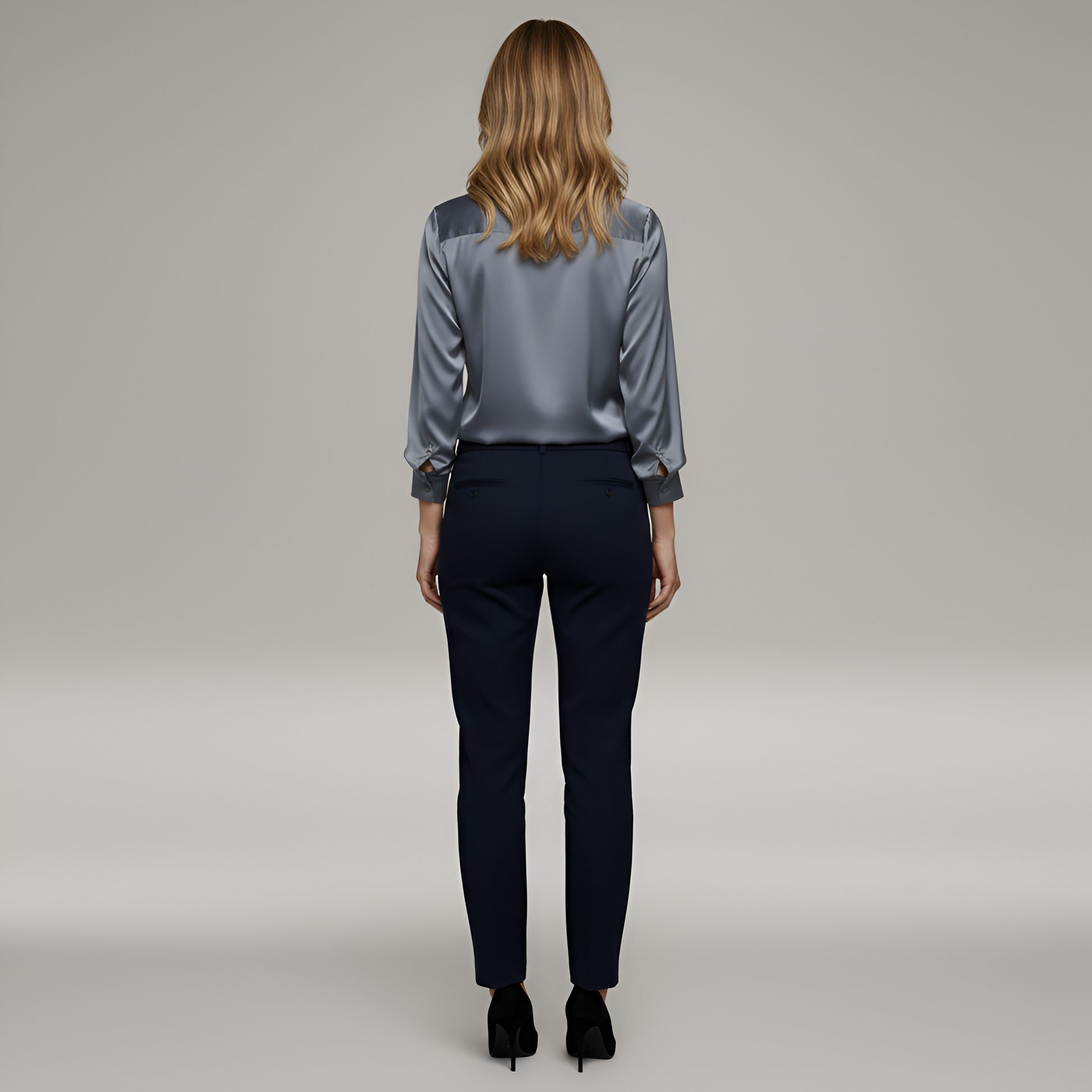 Elegant V-neck blouse for women | Valerios -3