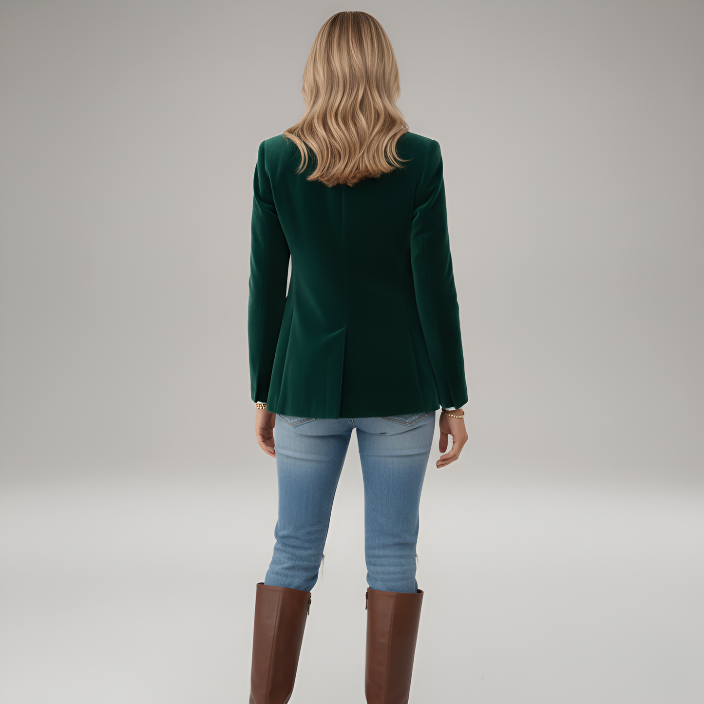 Elegant one-button blazer for women | Valerios