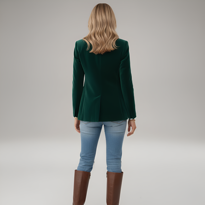 Elegant one-button blazer for women | Valerios