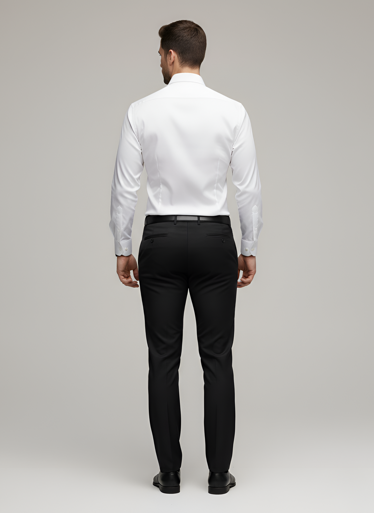 Wrinkle-free slim-fit button-up shirt for men | Adrian