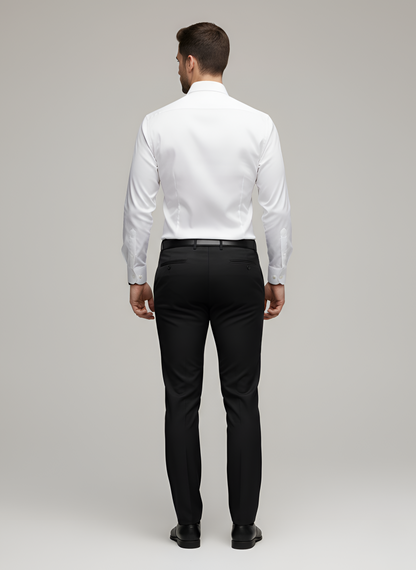Wrinkle-free slim-fit button-up shirt for men | Adrian