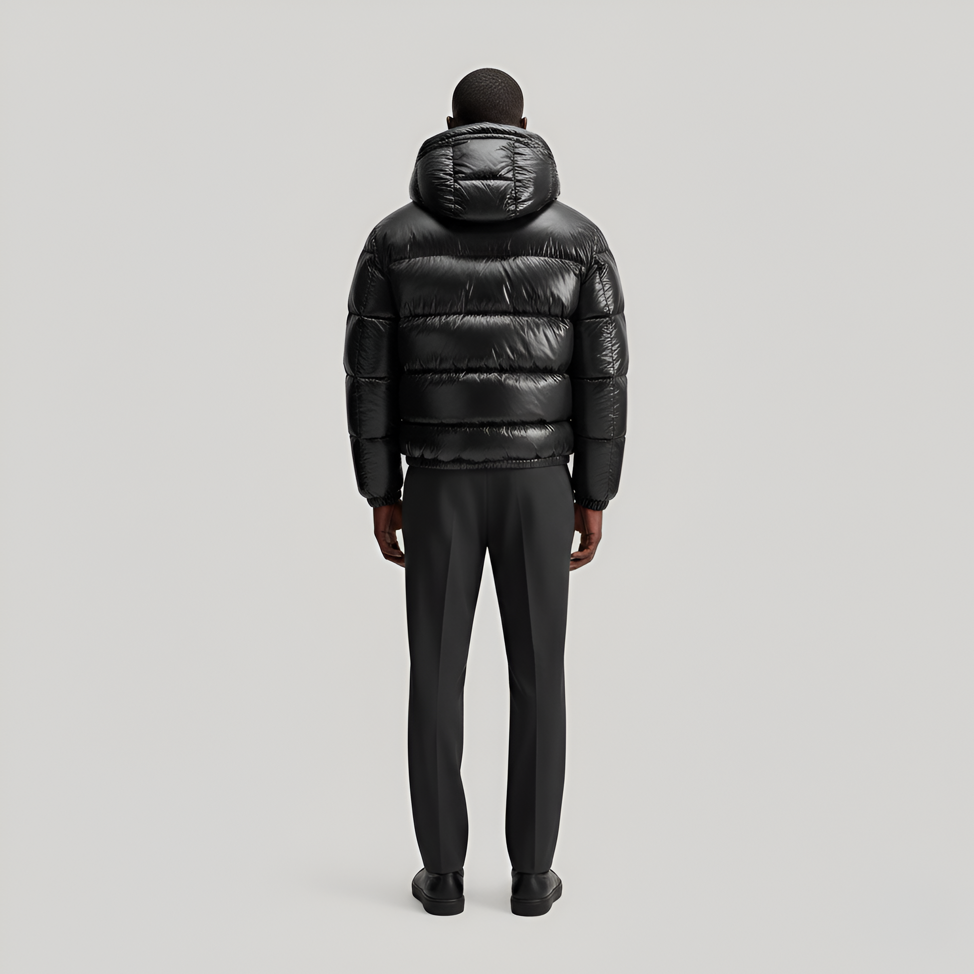 Padded hooded jacket for men | Valerios -3