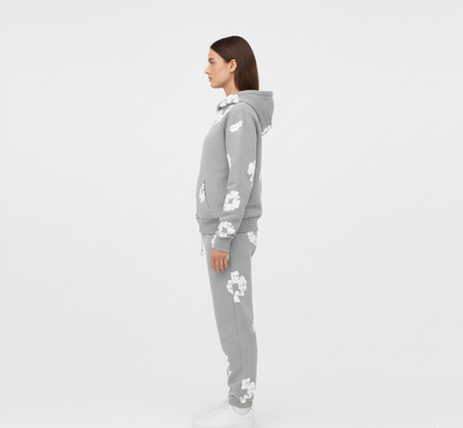 Printed hoodie and jogger set | Valerios