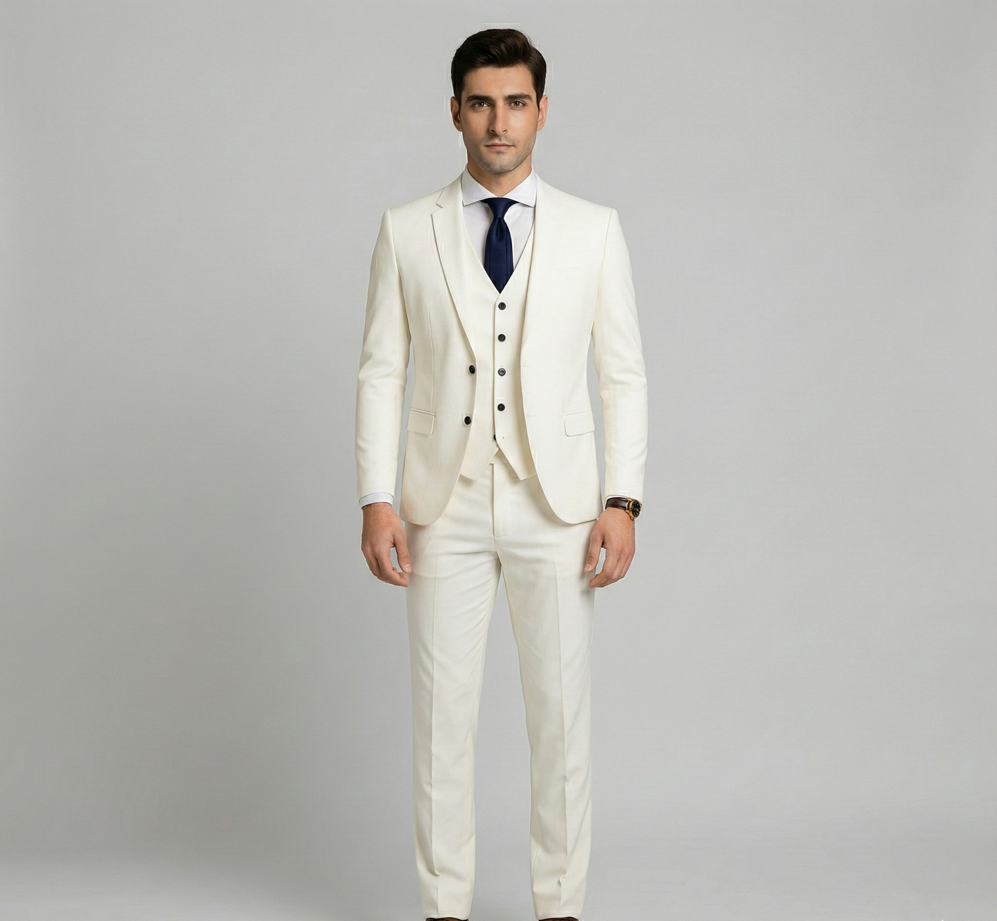Formal three-piece tailored suit for men | Assuli