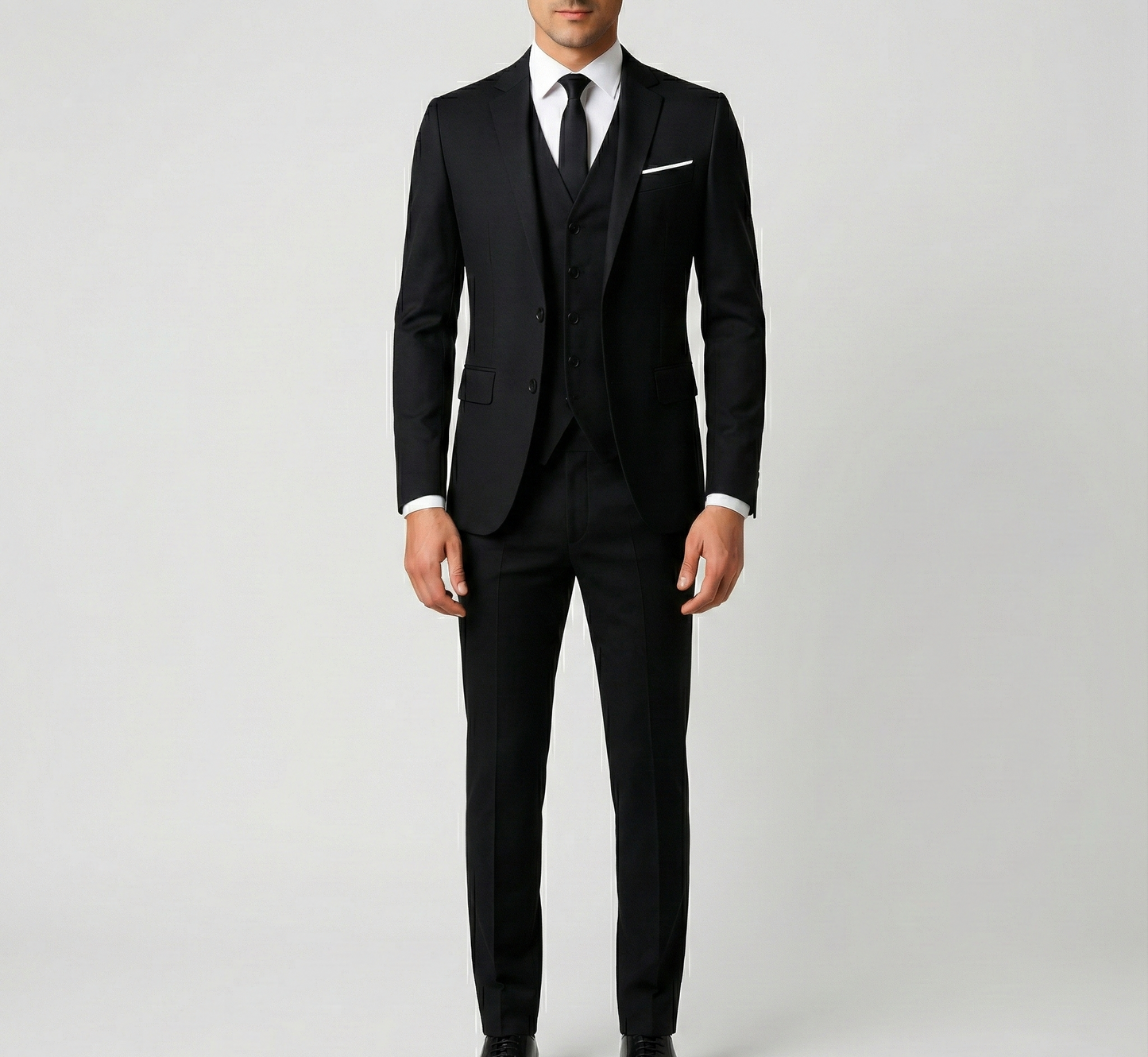 Formal three-piece tailored suit for men | Assuli