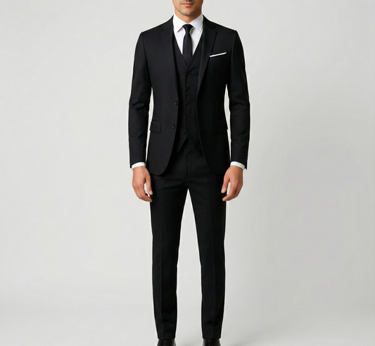 Formal three-piece tailored suit for men | Assuli