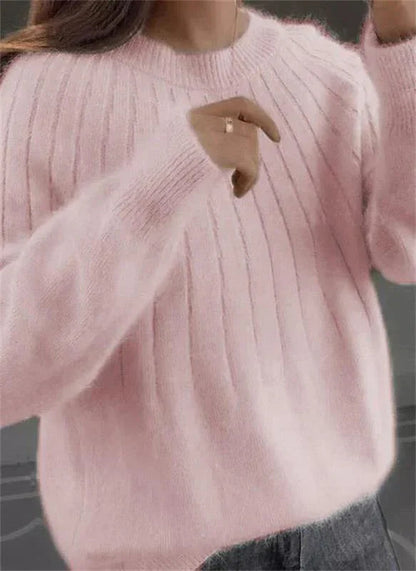 Elegant long-sleeve jumper with refined silhouette for women | Giada