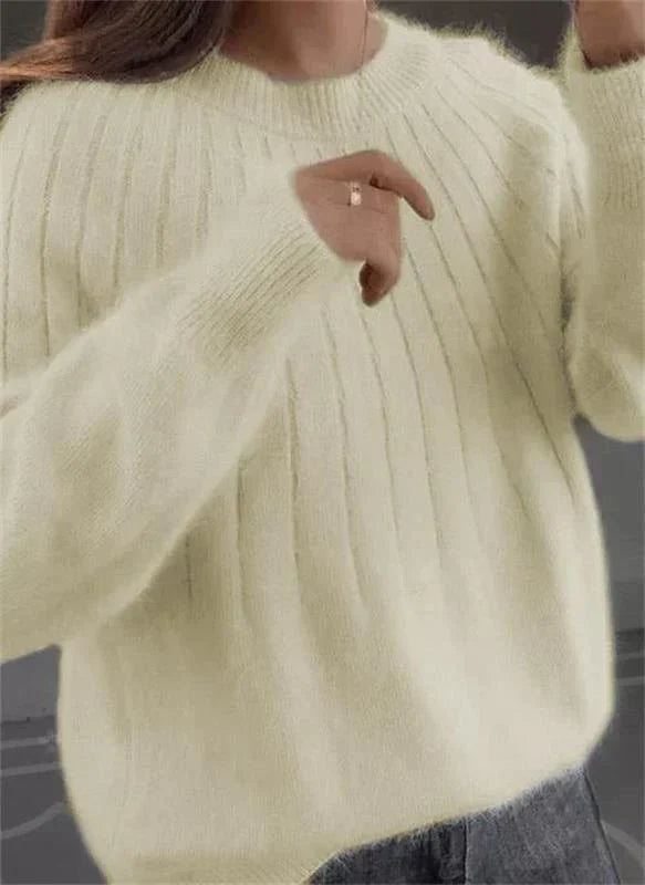 Elegant long-sleeve jumper with refined silhouette for women | Giada