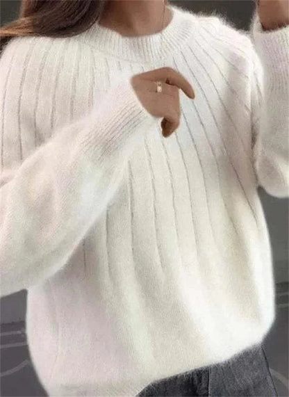 Elegant long-sleeve jumper with refined silhouette for women | Giada