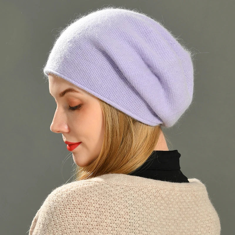Happyhead cashmere slouch beanie for women | Aria -9