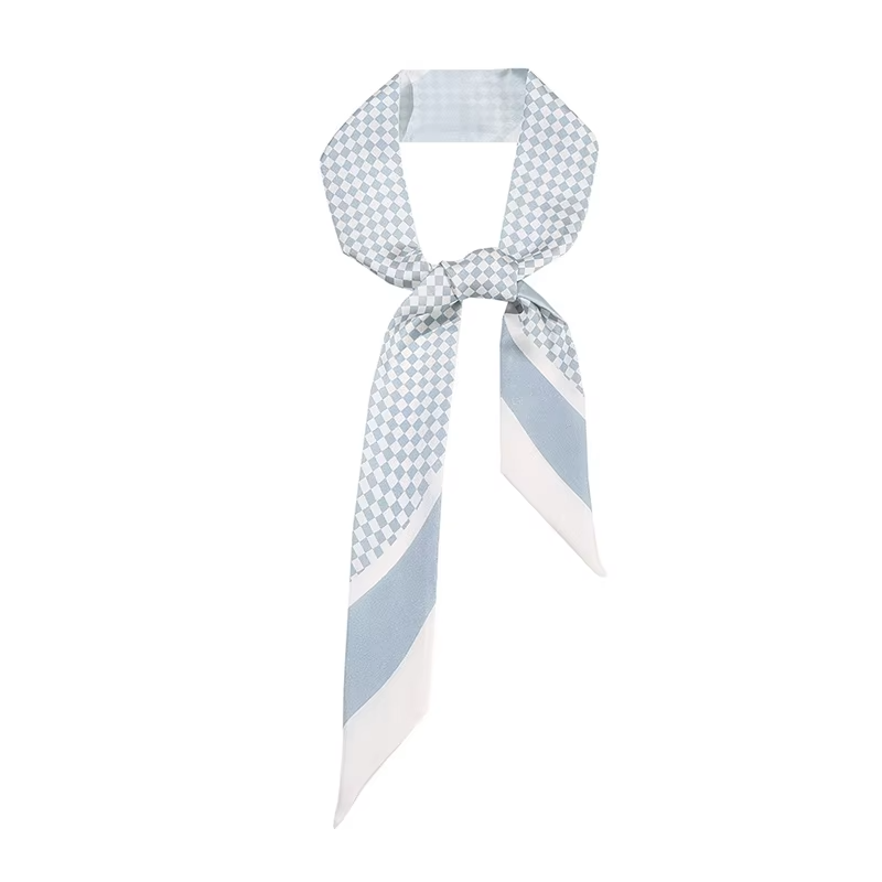 Equestrian silk scarf bag accessory for women