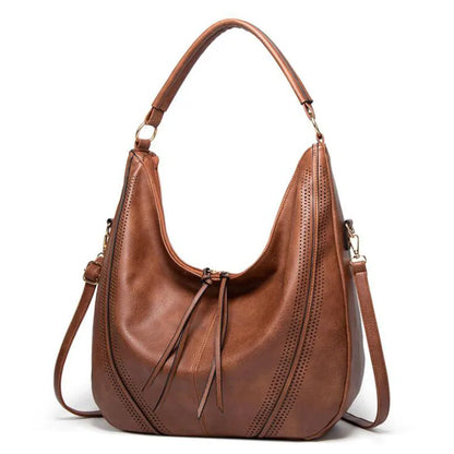 Vintage leather bag for women | Minerva -1