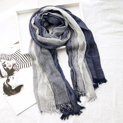 Timeless striped scarf for women | Aurora -1