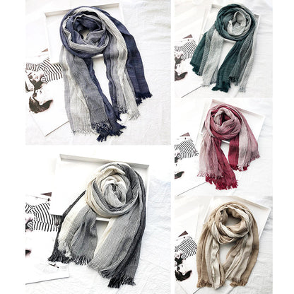 Timeless striped scarf for women | Aurora -6