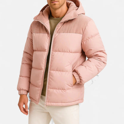 Lightweight hooded insulated puffer jacket for men -5