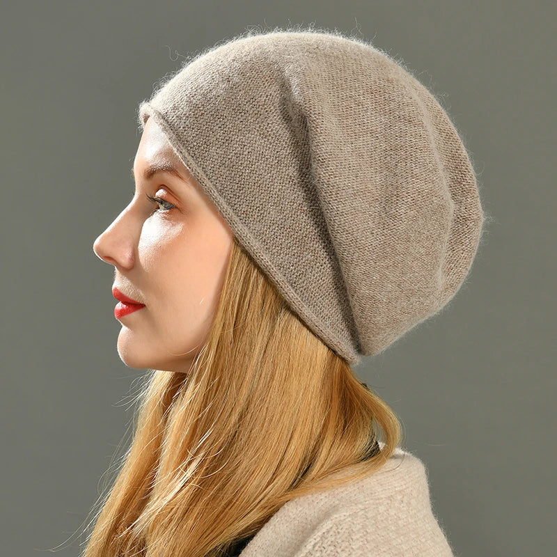 Happyhead cashmere slouch beanie for women | Aria -1