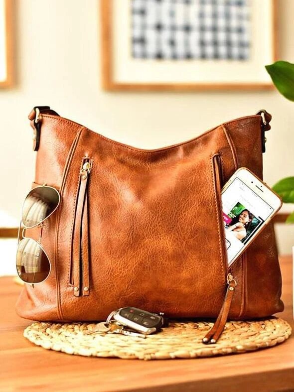 Stylish vintage leather bag for women | Georgia -1
