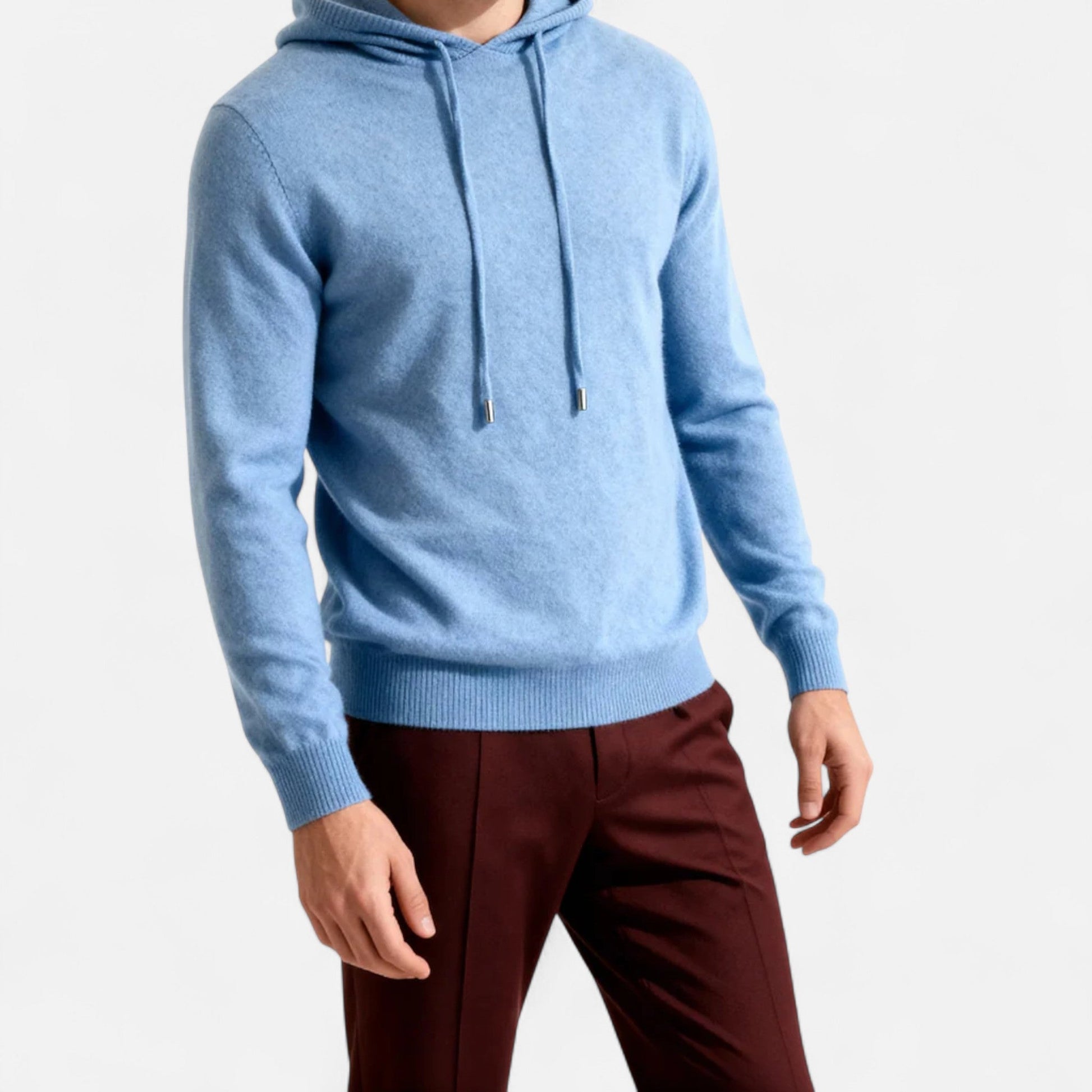 Classic cashmere everyday hoodie for men -2