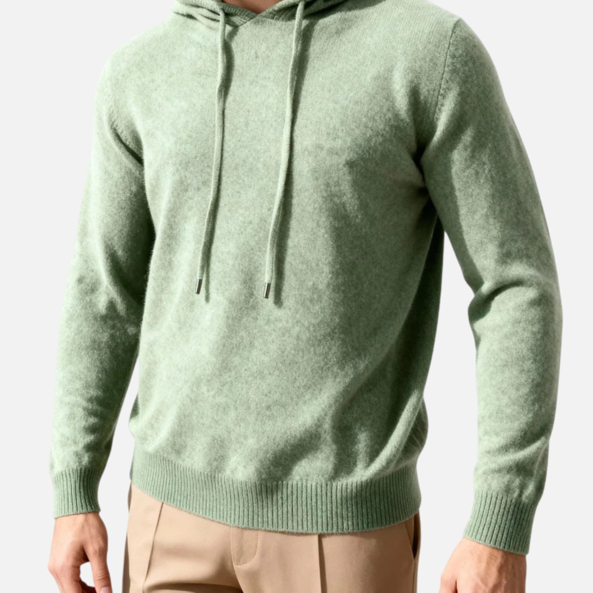 Classic cashmere everyday hoodie for men -4