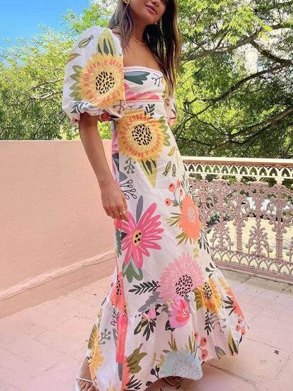 Blossom breeze summer dress for women | Aira -1