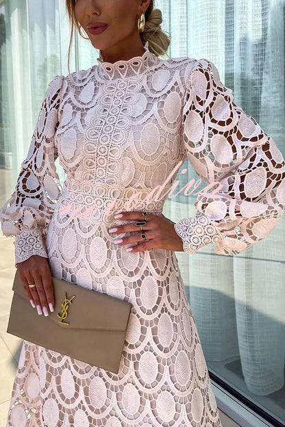Elegant long sleeve maxi dress for women | Clara -3