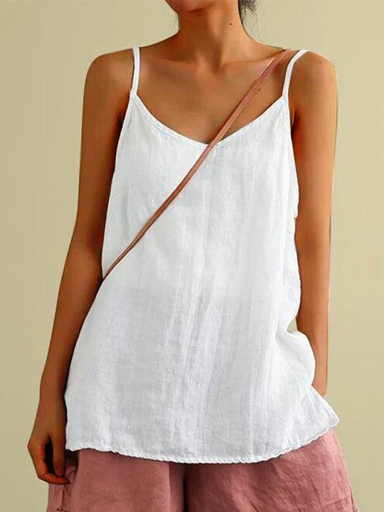 Janice spaghetti strap summer top for women -1