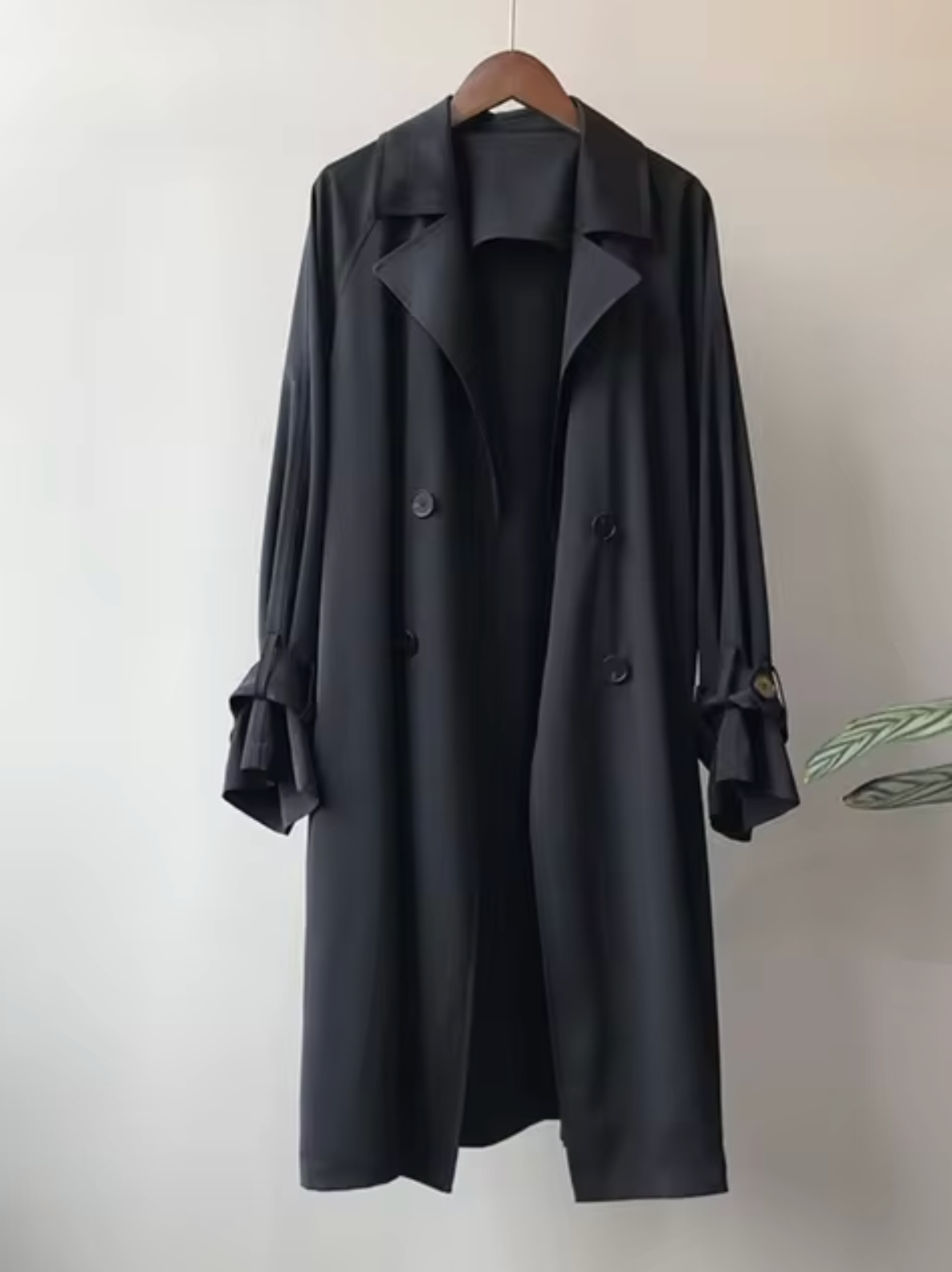 Timeless long trench coat for women | Juliane