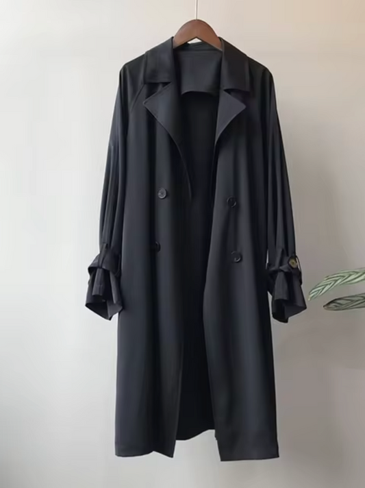 Timeless long trench coat for women | Juliane