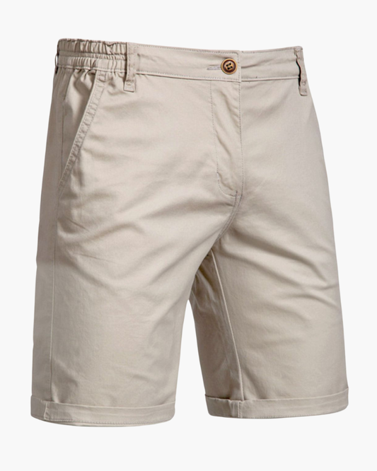 Cotton chino shorts for men -1