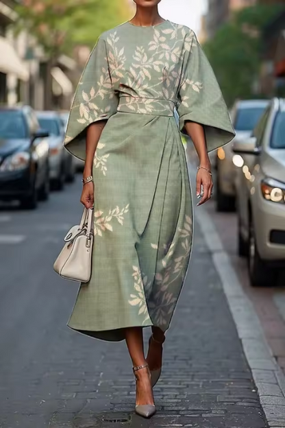 Floral dress elegant for women -4