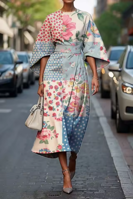 Floral dress elegant for women -2