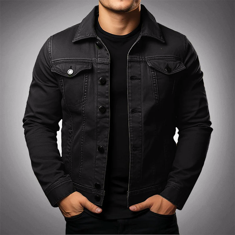 Modern button-front casual jacket for men | Armand -2