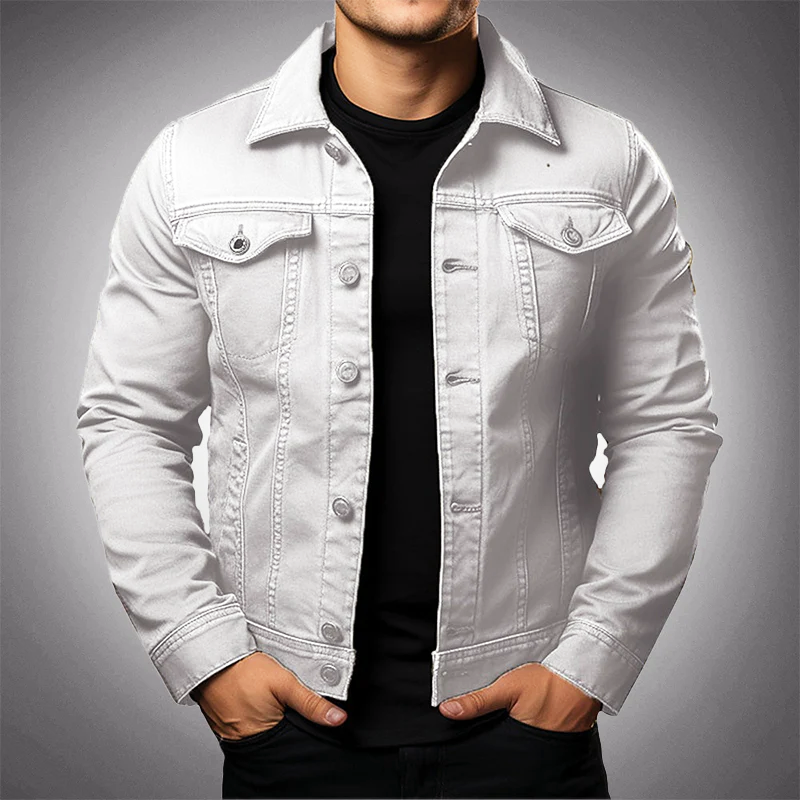 Modern button-front casual jacket for men | Armand -3