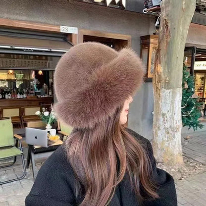 Elegant magia faux fur hat jacket for women | Giuliana -6