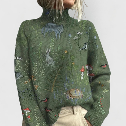 Cosy turtleneck jumper for women | Seren -2